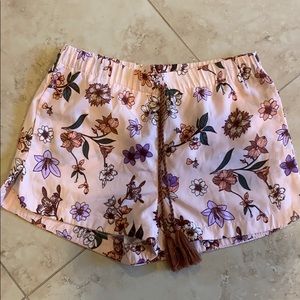 Flower print shorts